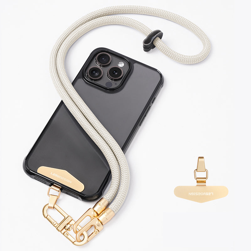 LEEU DESIGN Climbing Series 85cm Phone Lanyard Adjustable Cell Phone Crossbody Neck Rope LEEU DESIGN Climbing Series 85cm Phone Lanyard Adjustable Cell Phone Crossbody Neck Rope